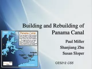 Building and Rebuilding of Panama Canal