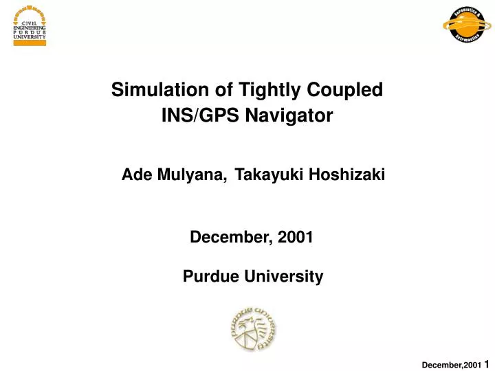 simulation of tightly coupled ins gps navigator