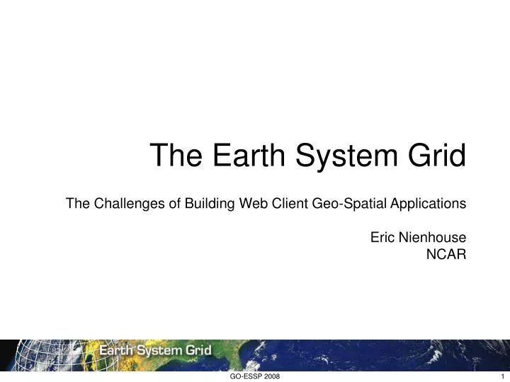 the earth system grid