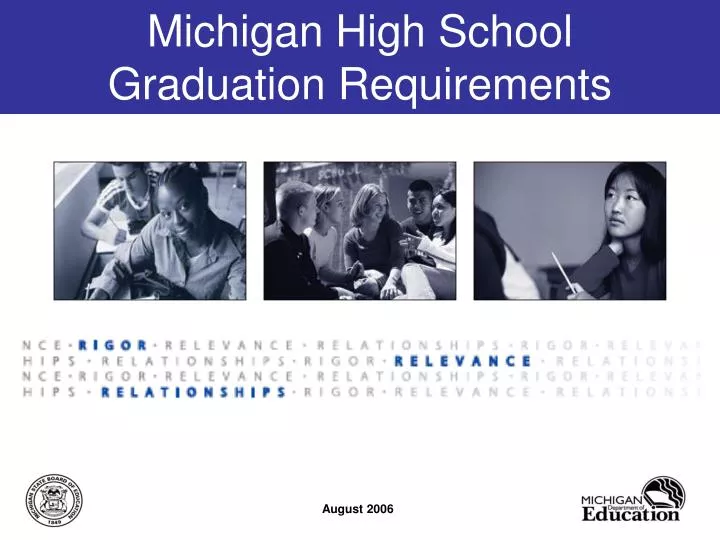 michigan high school graduation requirements