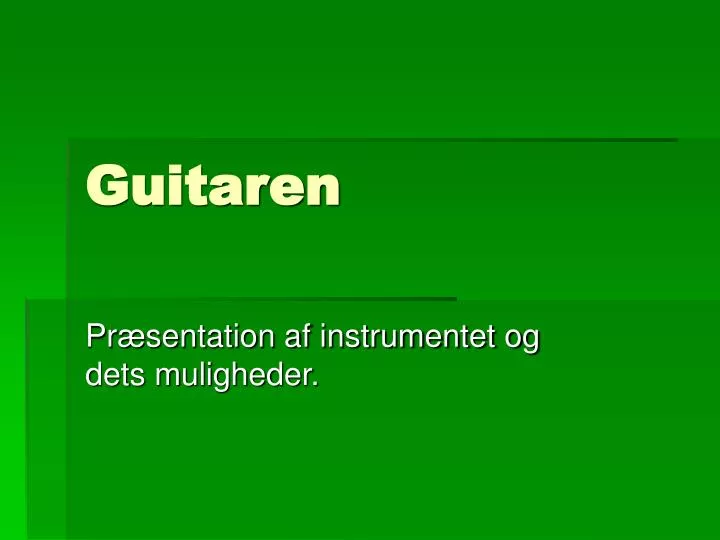 guitaren