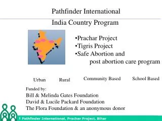 Pathfinder International India Country Program