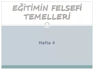 e t m n felsef temeller