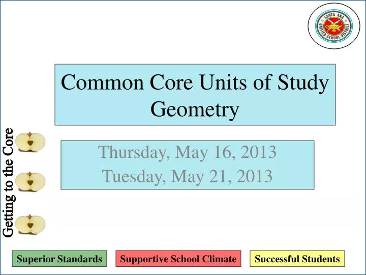 common core units of study geometry