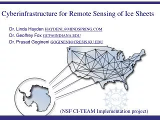 Cyberinfrastructure for Remote Sensing of Ice Sheets