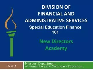 DIVISION of Financial and Administrative Services