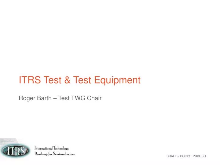 itrs test test equipment