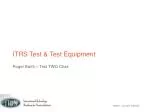 ITRS Test &amp; Test Equipment - slide 1