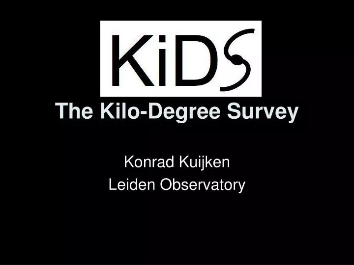 the kilo degree survey