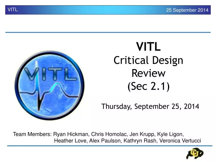 vitl critical design review sec 2 1