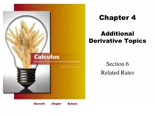 Chapter 4 Additional Derivative Topics