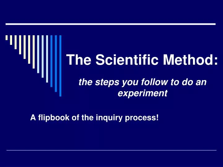 the scientific method