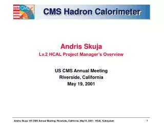 CMS Hadron Calorimeter