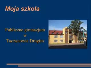 moja szko a