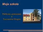 Moja szkoła - slide 1