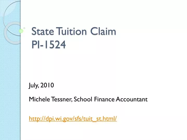 state tuition claim pi 1524