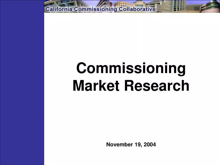 commissioning market research