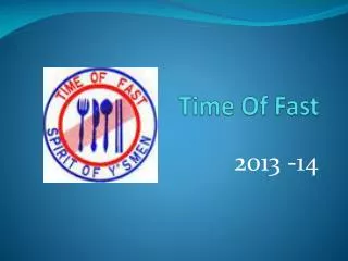 time of fast