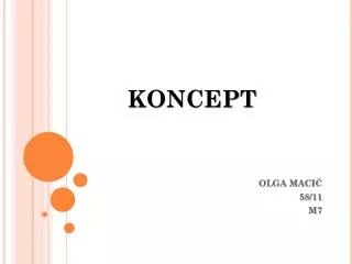 koncept