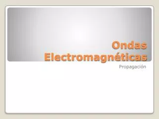 ondas electromagn ticas