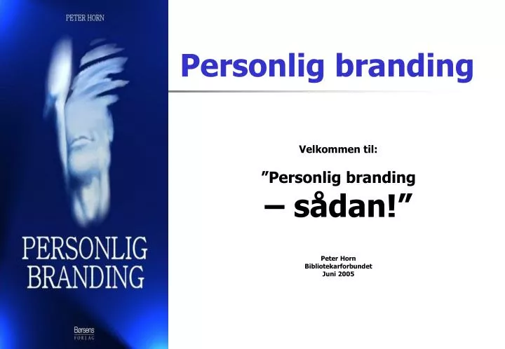 personlig branding