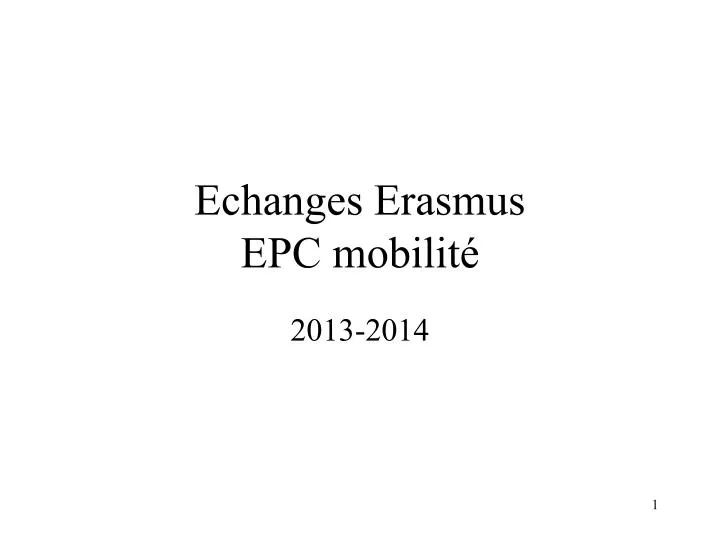 echanges erasmus epc mobilit