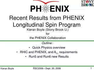 recent results from phenix longitudinal spin program