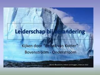 leiderschap bij verandering