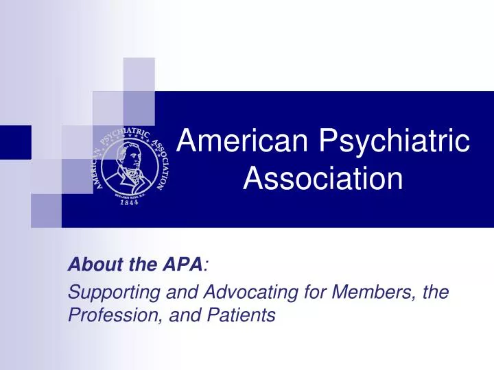 american psychiatric association
