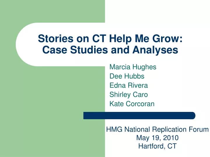 stories on ct help me grow case studies and analyses