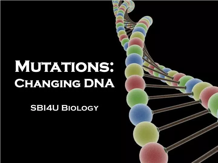 mutations changing dna