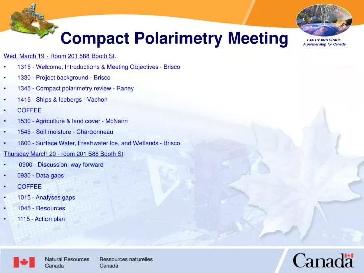 compact polarimetry meeting