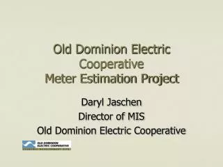 Old Dominion Electric Cooperative Meter Estimation Project