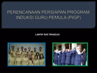 perencanaan persiapan program induksi guru pemula pigp