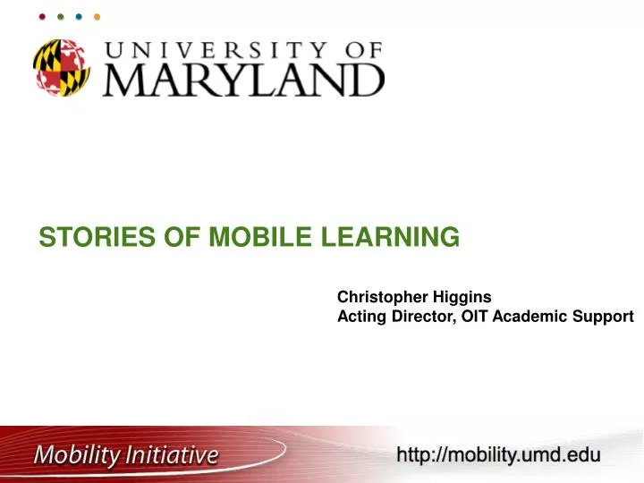 stories of mobile learning