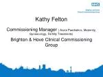 Kathy Felton - slide 1