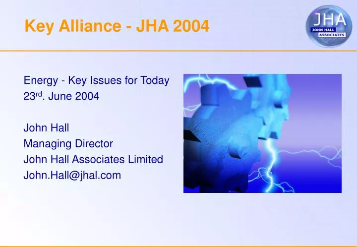 key alliance jha 2004