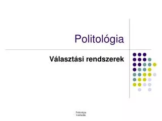 politol gia