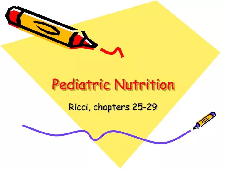 pediatric nutrition