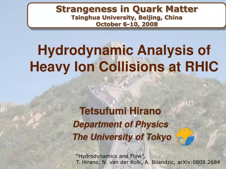 hydrodynamic analysis of heavy ion collisions at rhic