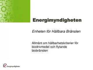 energimyndigheten