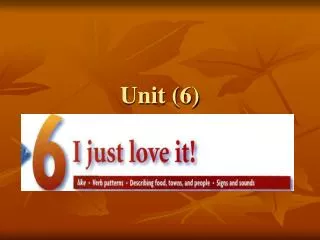 unit 6