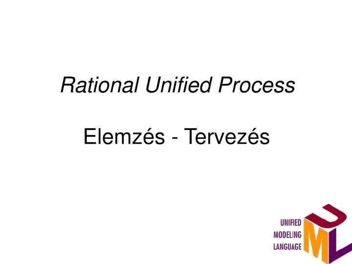 rational unified process elemz s tervez s