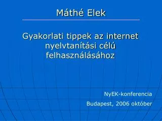 m th elek