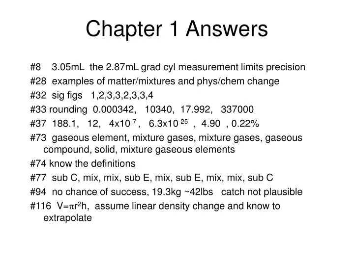 chapter 1 answers