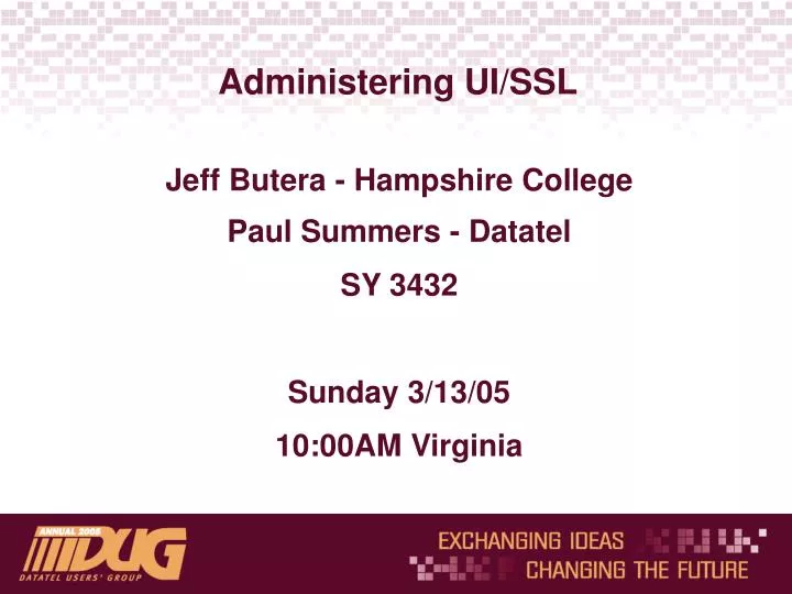 jeff butera hampshire college paul summers datatel sy 3432 sunday 3 13 05 10 00am virginia