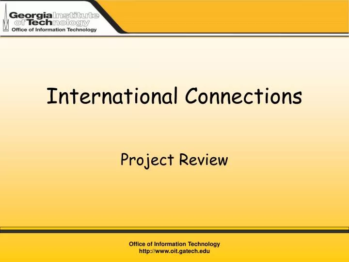 international connections
