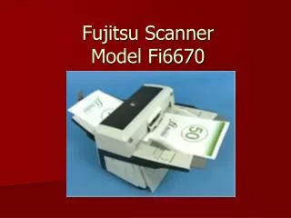 Fujitsu Scanner Model Fi6670