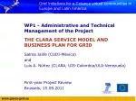 WP1 - Administrative and Technical Management of the Project - slide 1
