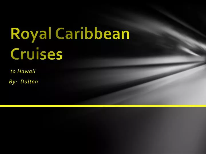 royal caribbean cruises